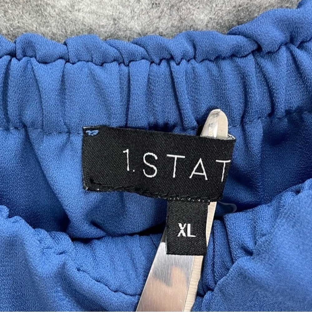 1. State Strapless Blue Dress - Picture 9 of 10